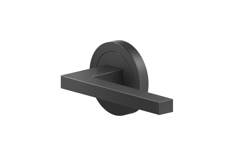 Karcher Design Boston 3-Piece Rose Leverset for Pre-bored Door