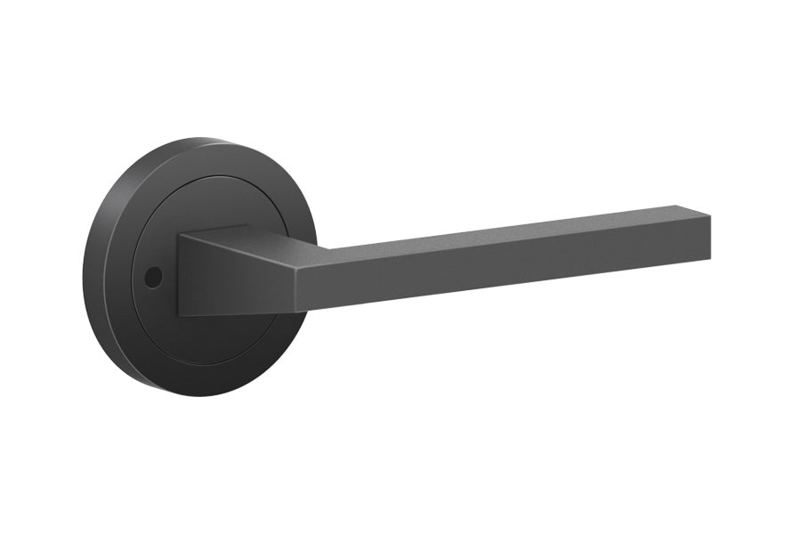 Karcher Design Boston 3-Piece Rose Leverset for Pre-bored Door