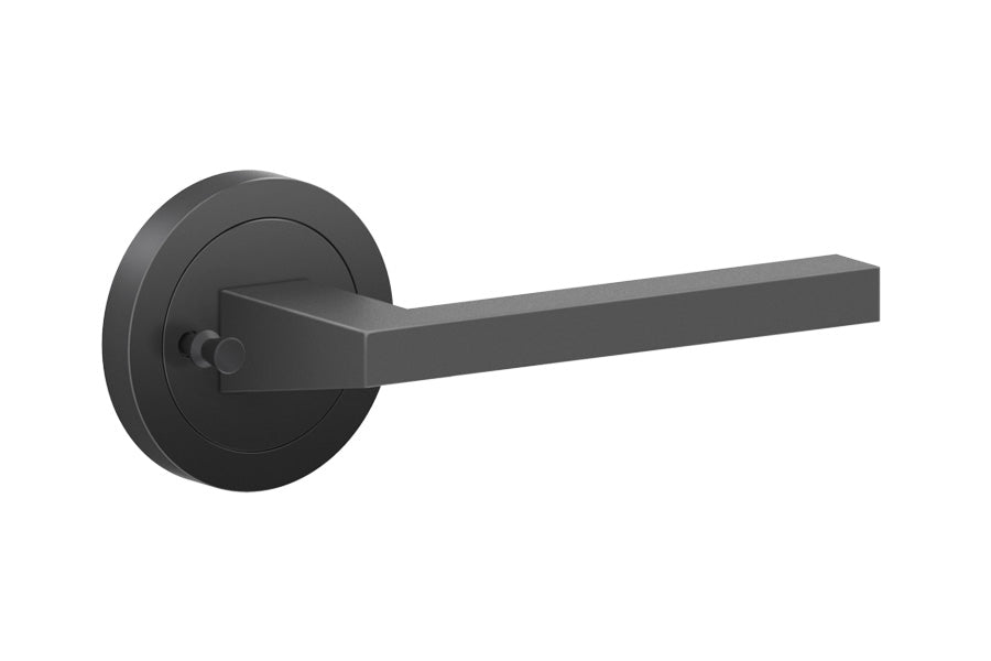 Karcher Design Boston 3-Piece Rose Leverset for Pre-bored Door