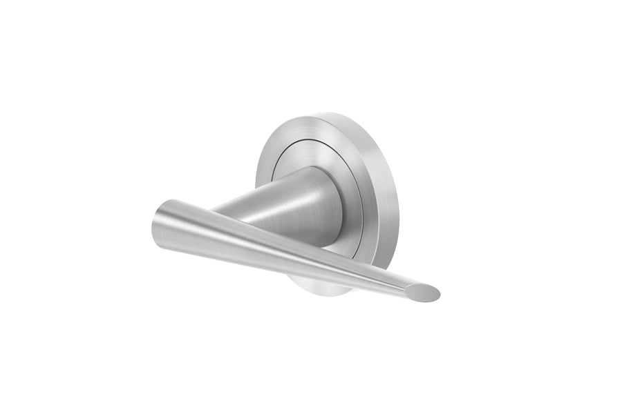 Karcher Design Brooklyn 3-Piece Rose Leverset for Pre-bored Door