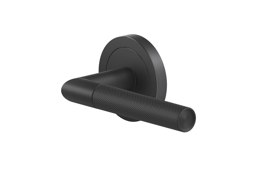 Karcher Design Studio One 3-Piece Rose Leverset for Pre-bored Door