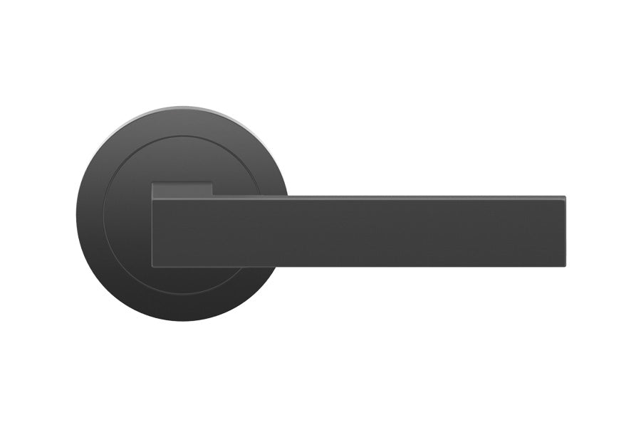 Karcher Design Venedig 3-Piece Rose Leverset for Pre-bored Door