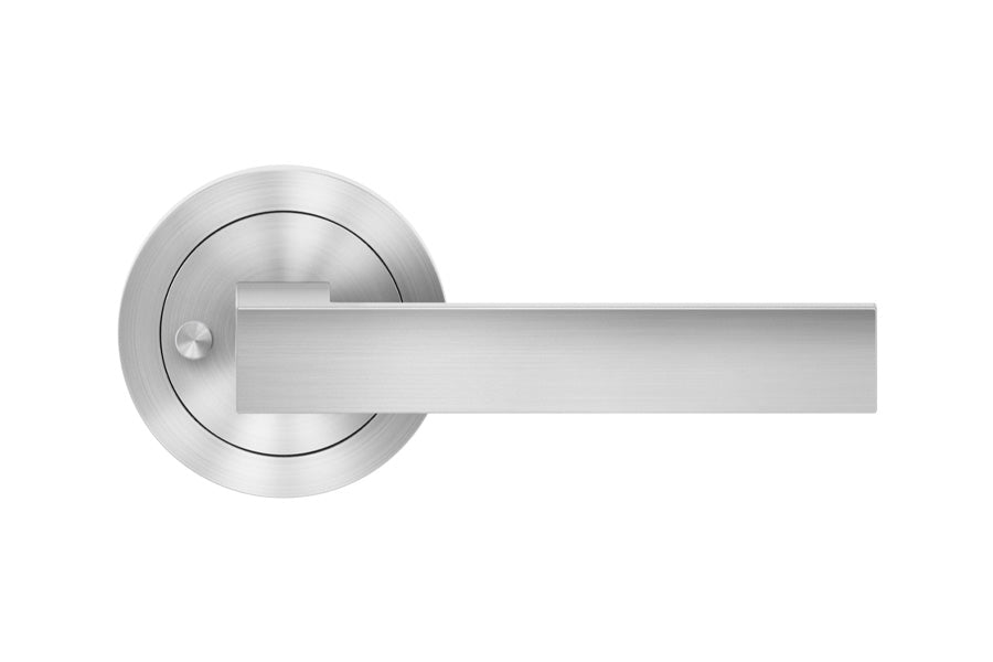 Karcher Design Venedig 3-Piece Rose Leverset for Pre-bored Door
