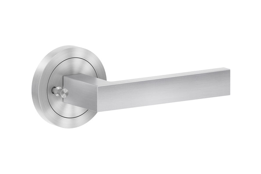 Karcher Design Venedig 3-Piece Rose Leverset for Pre-bored Door