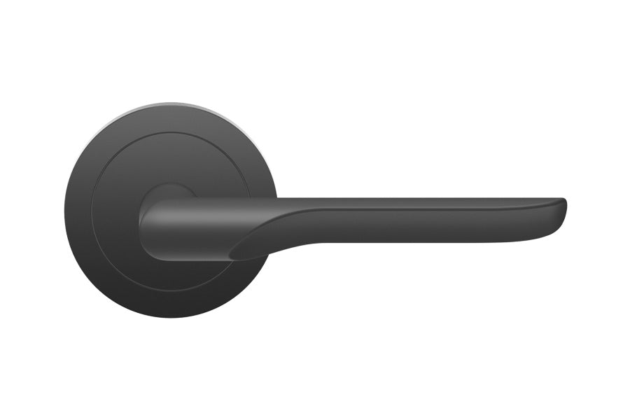 Karcher Design Maranello 3-Piece Rose Leverset for Pre-bored Door