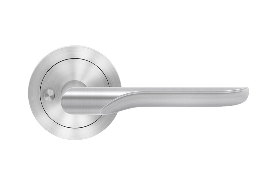 Karcher Design Maranello 3-Piece Rose Leverset for Pre-bored Door