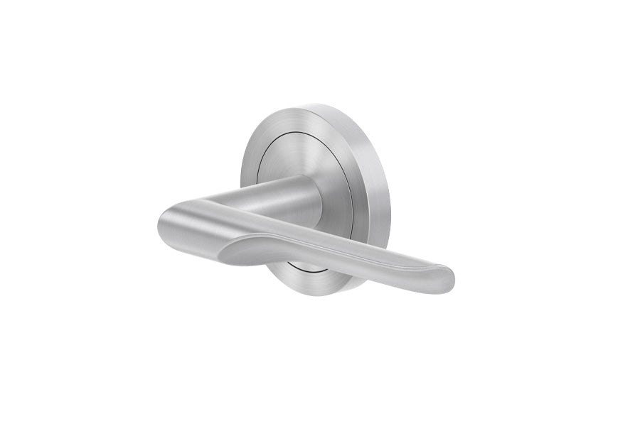 Karcher Design Maranello 3-Piece Rose Leverset for Pre-bored Door