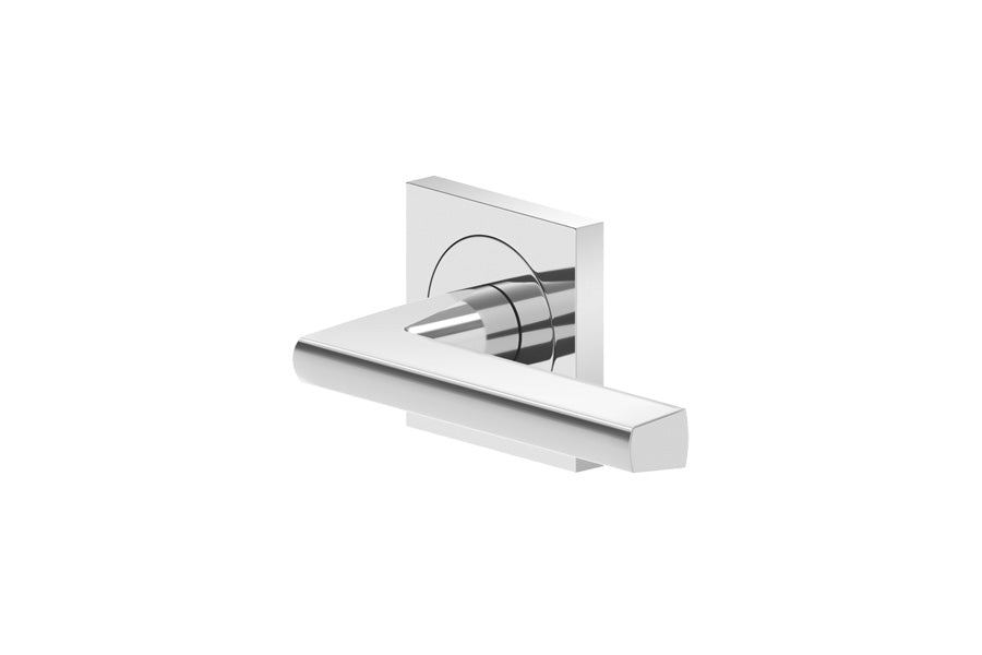 Karcher Design Montana 3-Piece Rose Leverset for Pre-bored Door
