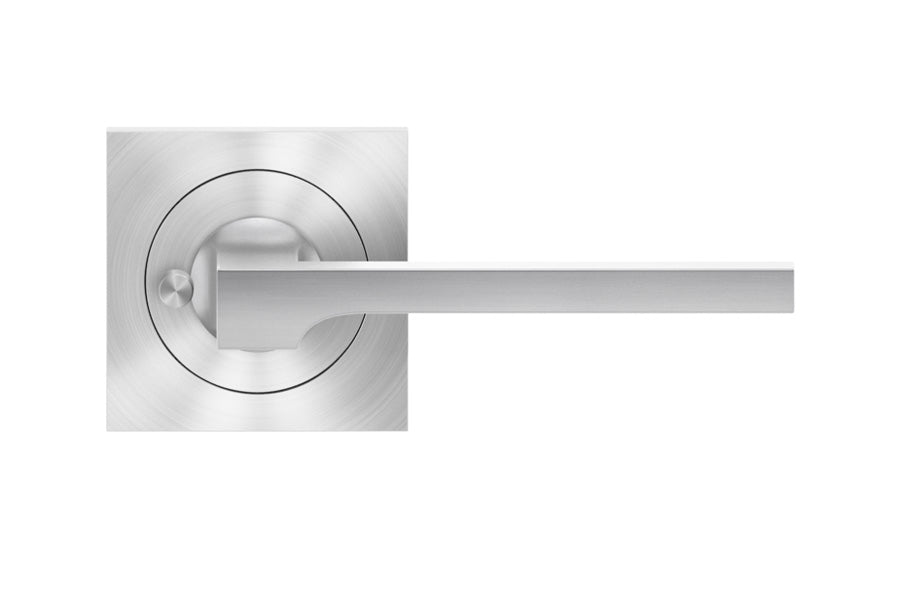 Karcher Design Soho 3-Piece Rose Leverset for Pre-bored Door