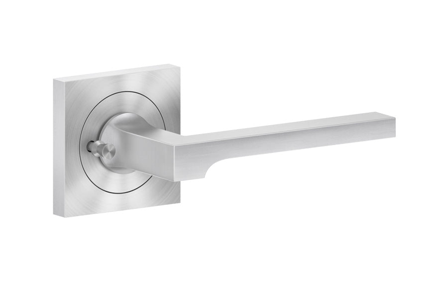 Karcher Design Soho 3-Piece Rose Leverset for Pre-bored Door