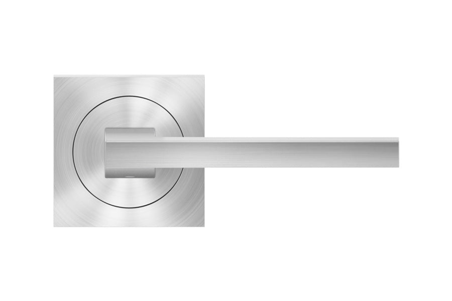 Karcher Design Boston 3-Piece Rose Leverset for Pre-bored Door