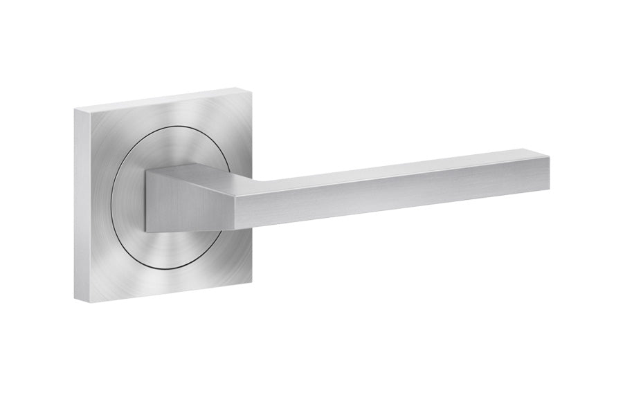 Karcher Design Boston 3-Piece Rose Leverset for Pre-bored Door