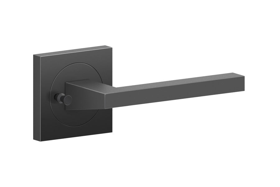 Karcher Design Boston 3-Piece Rose Leverset for Pre-bored Door