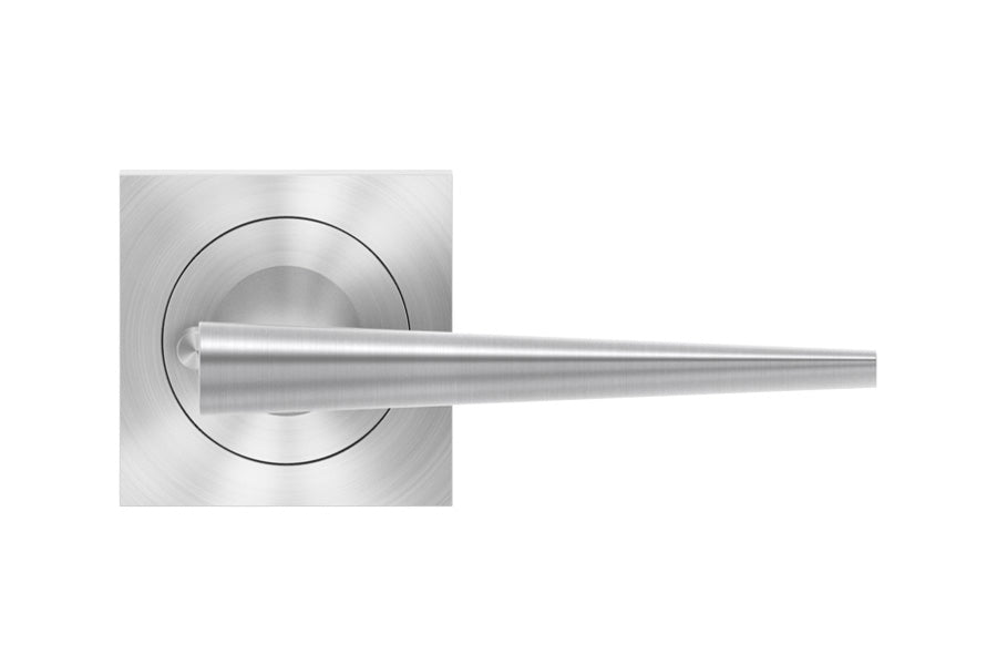 Karcher Design Brooklyn 3-Piece Rose Leverset for Pre-bored Door