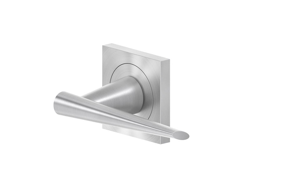 Karcher Design Brooklyn 3-Piece Rose Leverset for Pre-bored Door