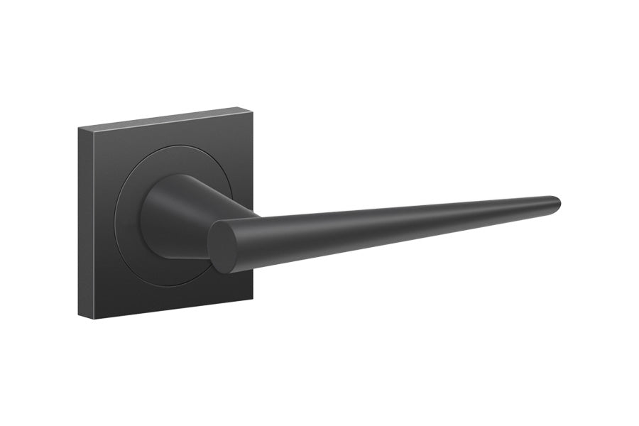Karcher Design Brooklyn 3-Piece Rose Leverset for Pre-bored Door