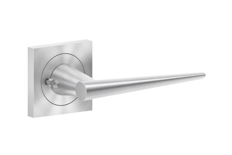 Karcher Design Brooklyn 3-Piece Rose Leverset for Pre-bored Door