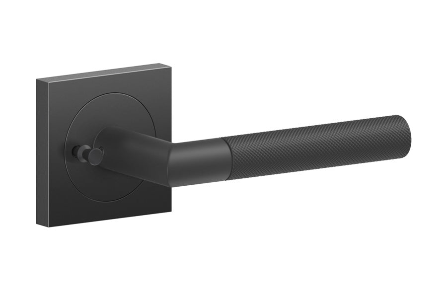 Karcher Design Studio One 3-Piece Rose Leverset for Pre-bored Door