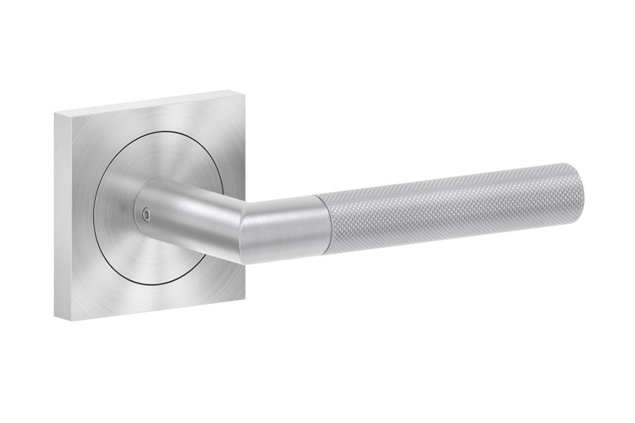 Karcher Design Studio One 3-Piece Rose Leverset for Pre-bored Door