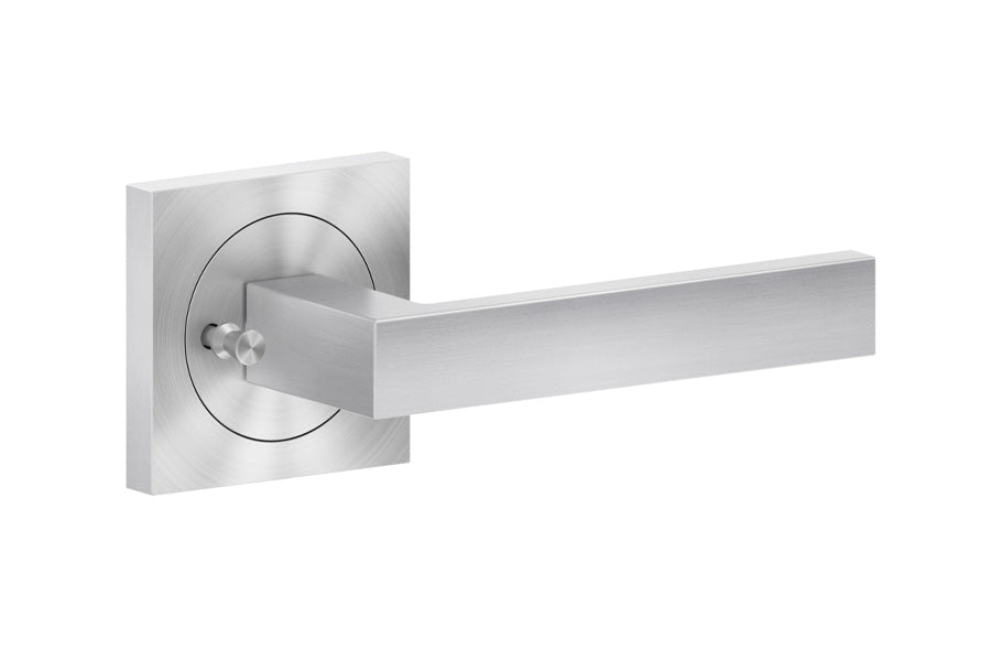 Karcher Design Venedig 3-Piece Rose Leverset for Pre-bored Door