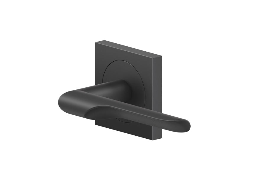 Karcher Design Maranello 3-Piece Rose Leverset for Pre-bored Door
