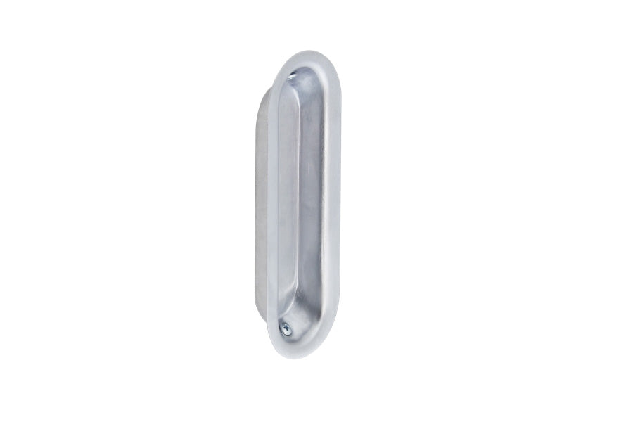 Cal royal solid brass oval flush pull lux door hardware