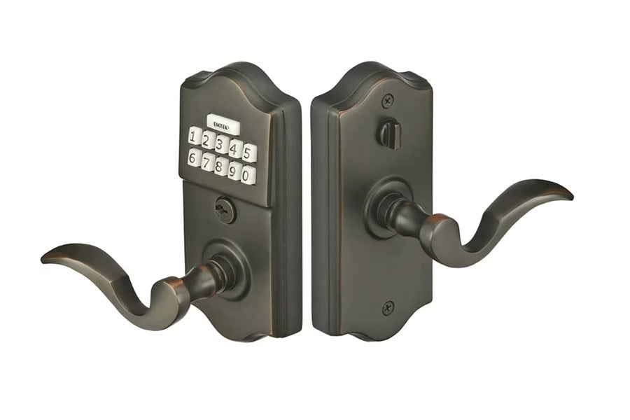 Emtek EMTOUCH™ Classic Brass Keypad Electronic Leverset