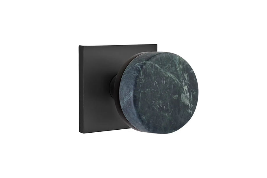 Emtek Conical Green Marble Door Knob