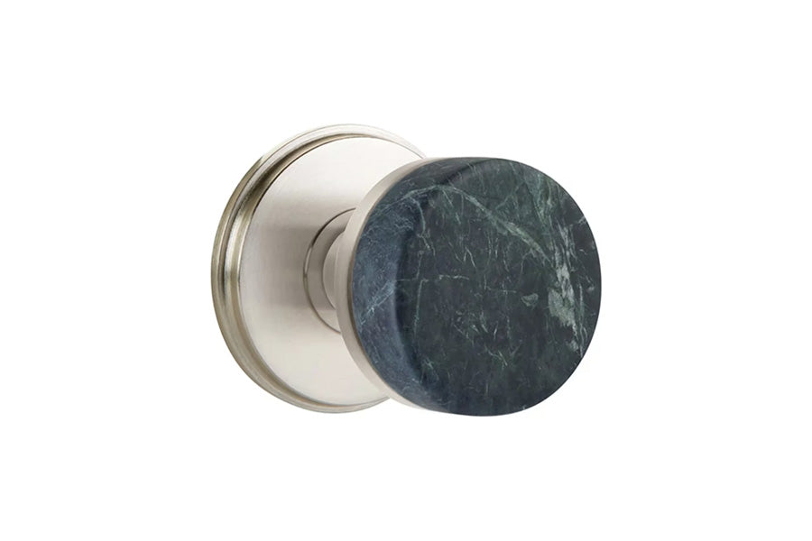 Emtek Conical Green Marble Door Knob