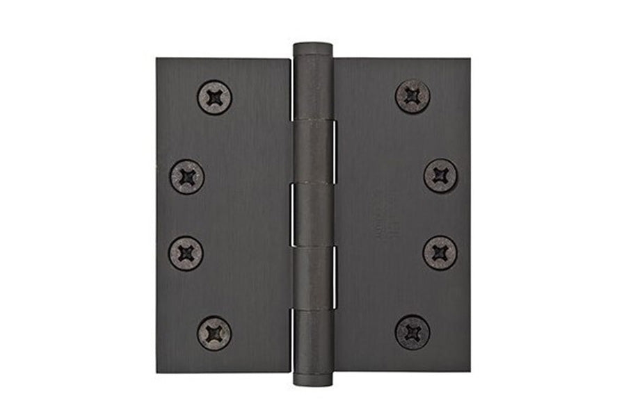 Emtek 4.5" x 4.5" Heavy Duty Plain Bearing Hinge, Solid Brass [x2 per Box]