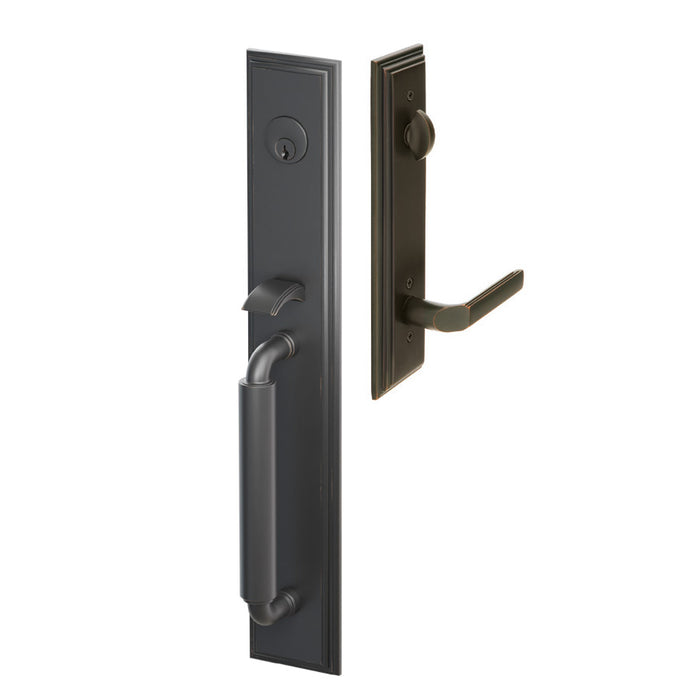 Emtek Handleset - Manning Full Length Tubular Entry Set