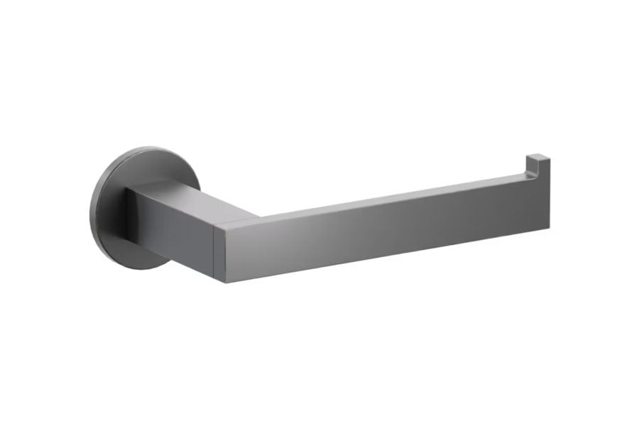 Emtek Modern Rectangular Brass Single Post Paper Holder