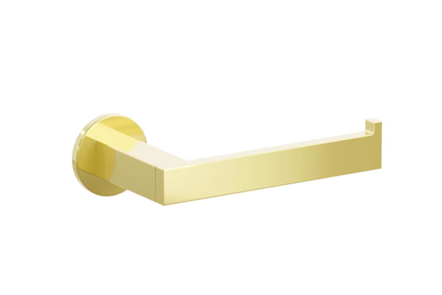 Emtek Modern Rectangular Brass Single Post Paper Holder
