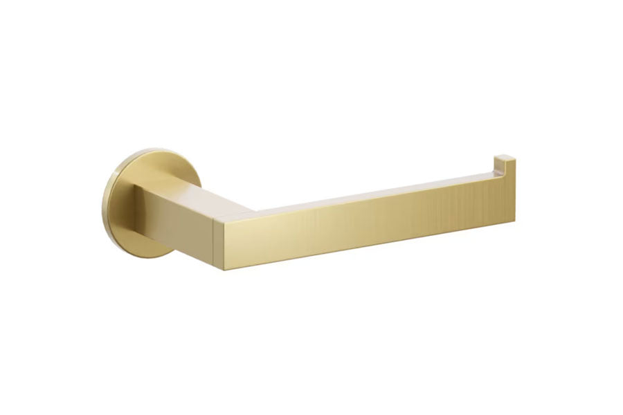 Emtek Modern Rectangular Brass Single Post Paper Holder