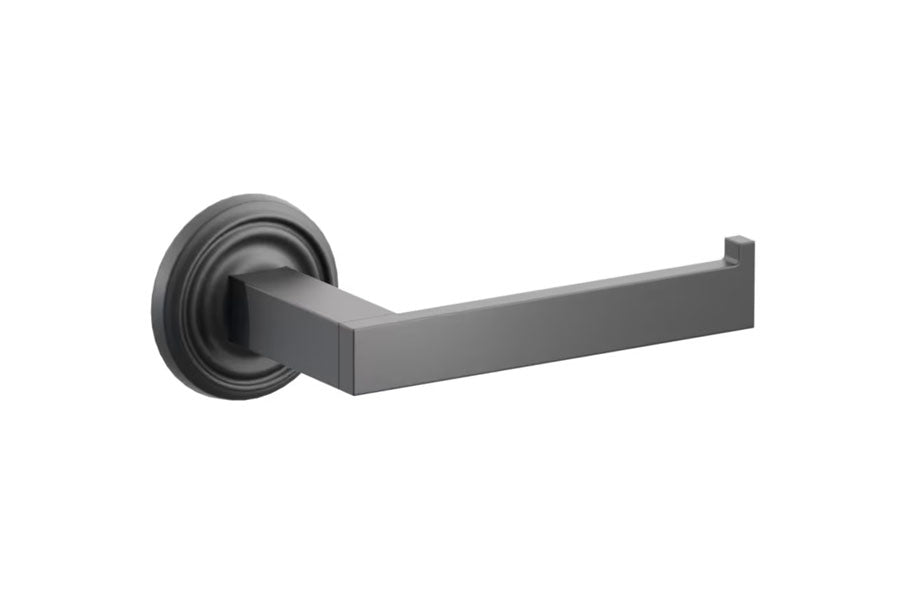 Emtek Modern Rectangular Brass Single Post Paper Holder