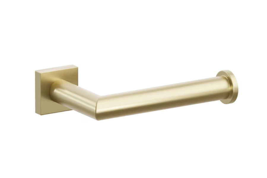 Emtek Modern Tubular Brass Single Post Paper Holder