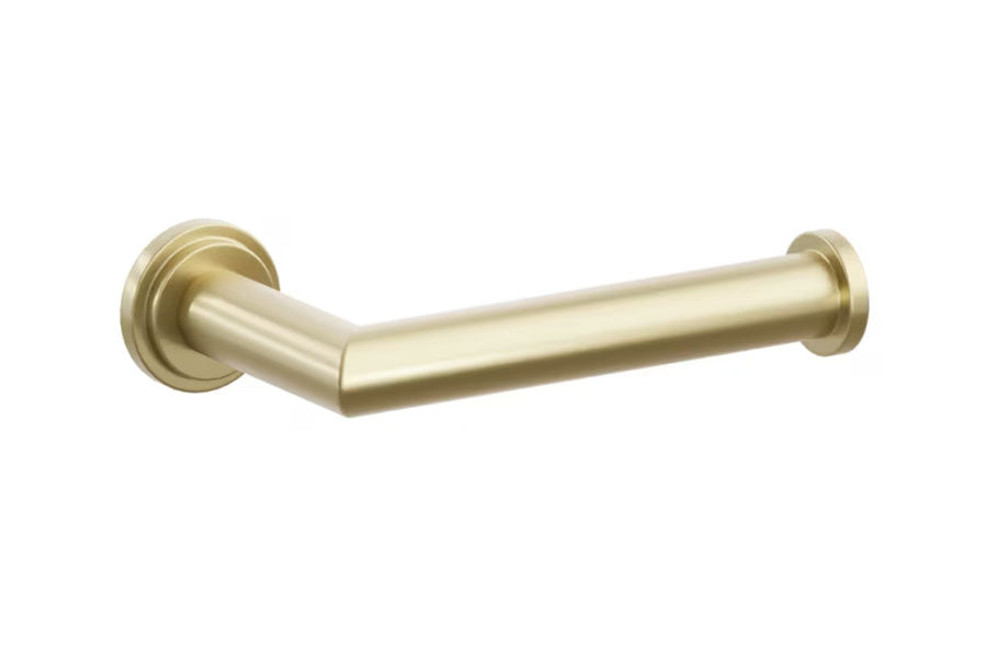 Emtek Modern Tubular Brass Single Post Paper Holder