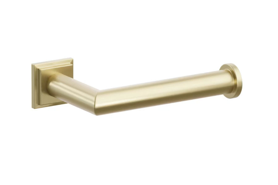 Emtek Modern Tubular Brass Single Post Paper Holder