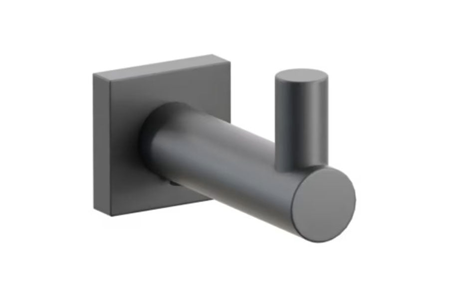 Emtek Modern Tubular Brass Single Hook with Rosette