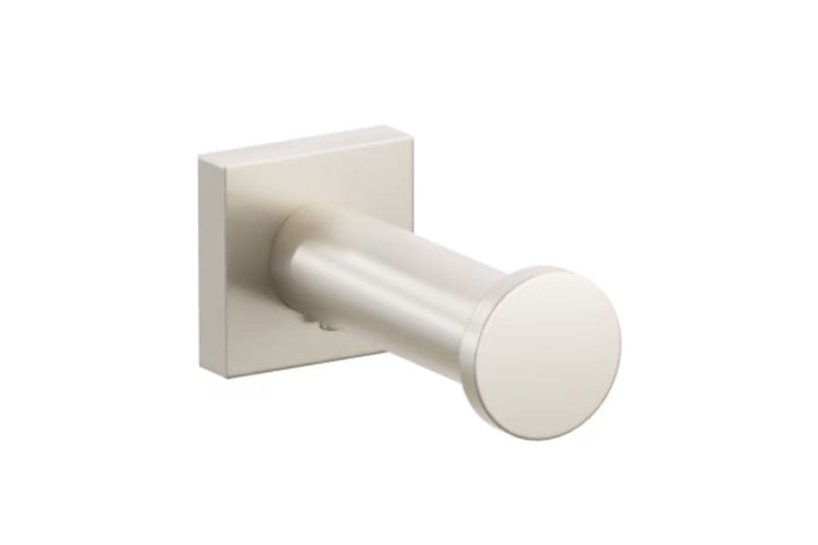 Emtek Modern Tubular Brass Single Robe Hook with Rosette