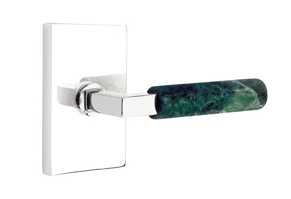 Emtek Select Green Marble Door Lever