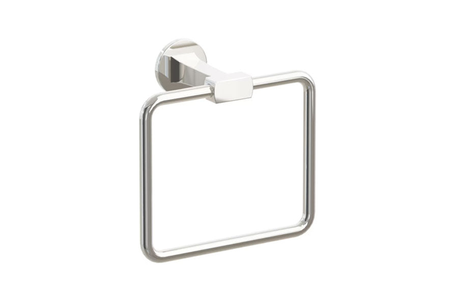 Emtek Transitional Flared Brass Towel Ring
