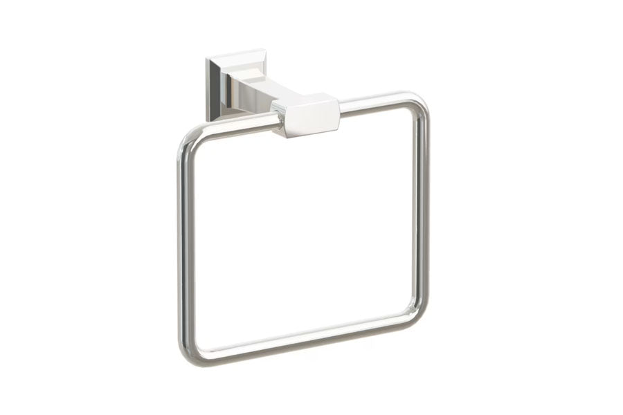 Emtek Transitional Flared Brass Towel Ring