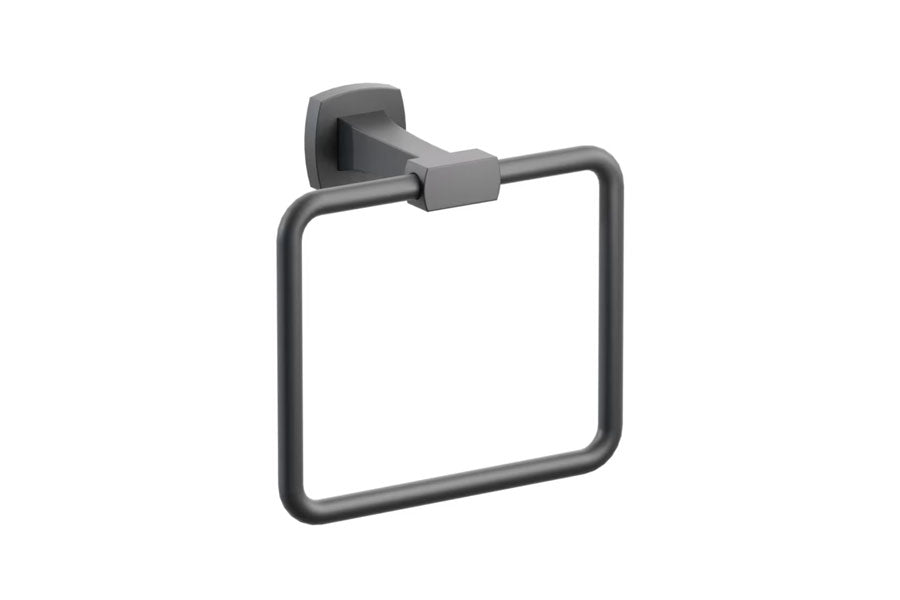 Emtek Transitional Flared Brass Towel Ring