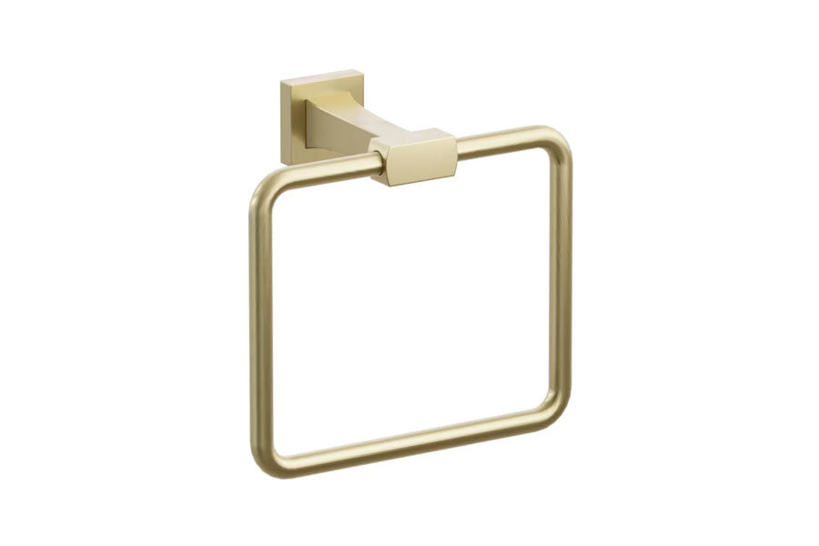 Emtek Transitional Flared Brass Towel Ring
