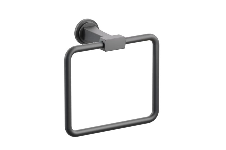 Emtek Transitional Flared Brass Towel Ring