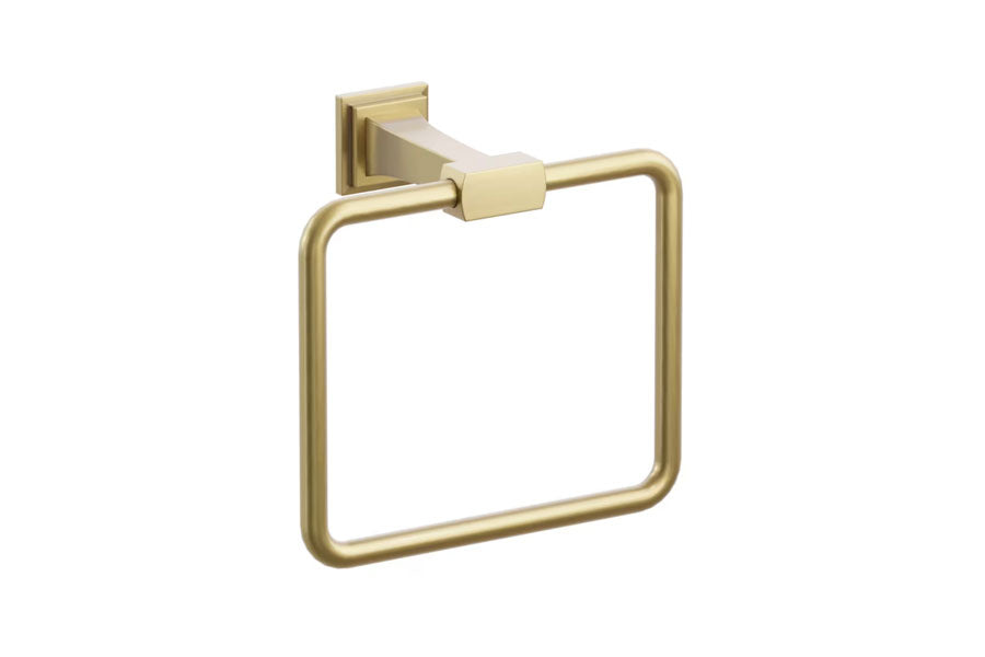 Emtek Transitional Flared Brass Towel Ring