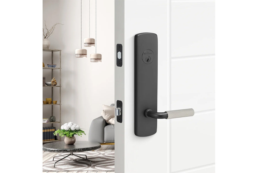 Ridgecrest Mountain Forma Sideplate Lockset Entry with Deadbolt