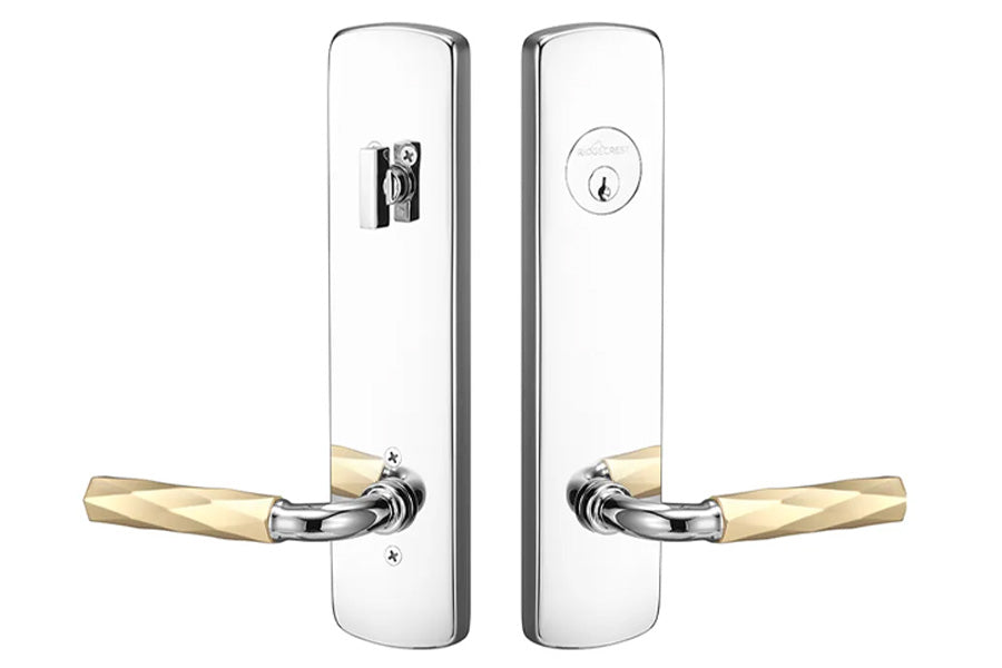 Ridgecrest Mountain Forma Sideplate Lockset Entry with Deadbolt