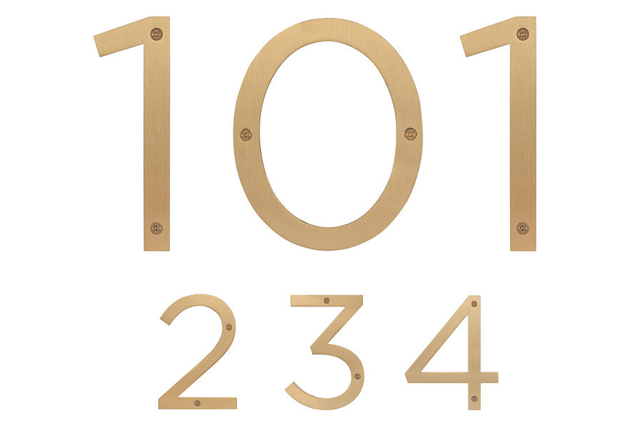 Sure-Loc 6" Stainless Steel House Numbers